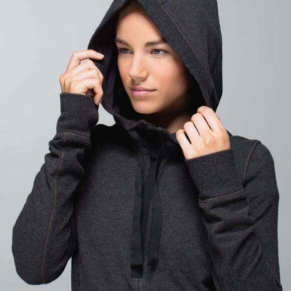 Lululemon Post Sweat Pullover Half Zip Hoodie Size 4 - Picture 6 of 14